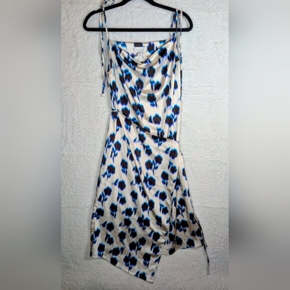 Dresses & Skirts - Nwot Top Shop Stylish Blue and Black Patterned Dress